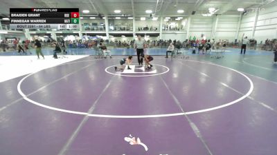 64 lbs Consi Of 8 #1 - Braiden Grant, Red Roots WC vs Finnegan Warren, Natick