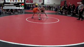 157 lbs Cons. Round 3 - Waylon Daughetee, Dubuque Hempstead vs Carson Kidwell, Solon