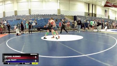 113 lbs Semifinal - Michael Rusinko, OH vs Kaleb Pratt, IL