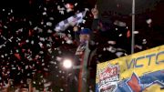 Bobby Pierce Reacts After Scoring Third-Straight North/South 100 Victory