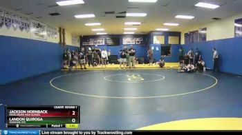 106 lbs Champ. Round 1 - Jackson Hornback, Middleburg High School vs Landon Quiroga, Sunshine RTC
