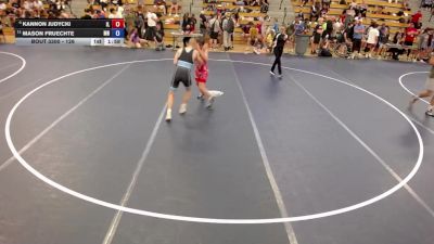 126 lbs Cons. Round 4 - Kannon Judycki, IL vs Mason Fruechte, MN