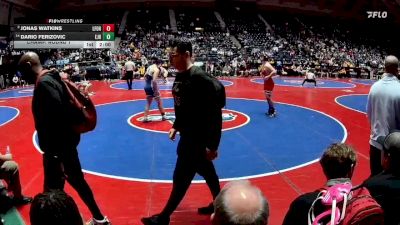 2A-190 lbs Champ. Round 1 - Jonas Watkins, Lakeview Ft. Oglethorpe HS vs Dario Ferizovic, East Jackson HS