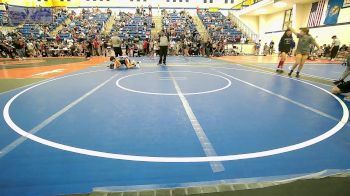 100 lbs Quarterfinal - Blaike Ivie, Salina Wrestling Club vs Zayne Chappell, Tulsa Blue T Panthers