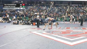 6A - 145 lbs Cons. Semi - Aydelynn Collins, Swansboro High School vs Isla Flechsenhaar, Union Pines High School