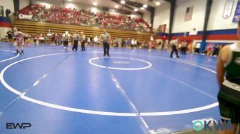 67 lbs Consi Of 4 - Aiden Kidwell, Collinsville Cardinal Youth Wrestling vs Edward Ledbetter, Muskogee Rougher Youth Wrestling
