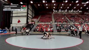 141 lbs Cons. Round 3 - Hudson Hackbarth, Maryville vs Jack Lage, Central Missouri