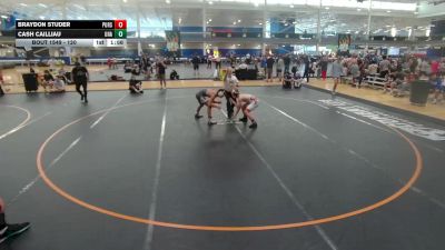 120 lbs Cons. Round 8 - Cash Cailliau, Unattached vs Braydon Studer, Unattached