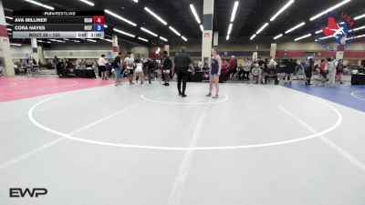 125 lbs 2nd Place - Ava Milliner, Heart And Pride Wrestling Club vs Cora Hayes, Best Trained Wrestling