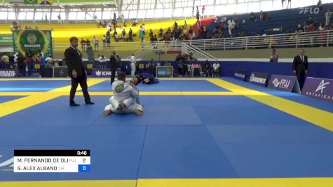 MATHEUS FERNANDO DE OLIVEIR vs GEORGIONE ALEX ALBANO 2023 Brasileiro Jiu-Jitsu IBJJF