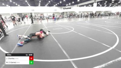 109 lbs Consi Of 16 #2 - Jaydin Charley, Ganado WC vs Mason Contreras-Gamez, Grindhouse WC