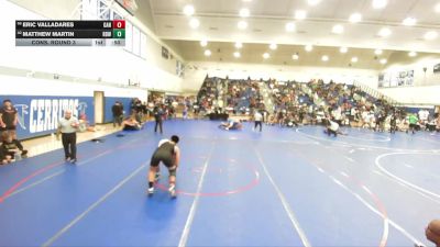 190 lbs Cons. Round 3 - Matthew Martin, Rancho Bernardo Wrestling vs Eric Valladares, Ganesha