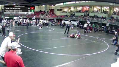 60 lbs Cons. Semi - Vincent Vonasek, Duncan Wrestling Club vs Grayson Edmonds, Trojan Wrestling Club