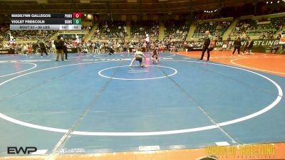 88 lbs Consi Of 8 #2 - Madilynn Gallegos, Pomona Elite vs Violet Frescoln, Big Game Wrestling Club
