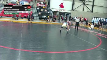 141 lbs Cons. Round 5 - Luke Cline, Unattached vs Tyler Misenheimer, NEO