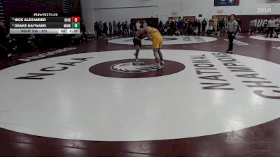 174 lbs 3rd Place Match - Nick Alexander, Augsburg vs Drake Hayward, Minnesota State Mankato