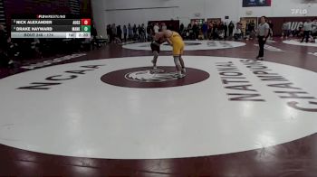 174 lbs 3rd Place Match - Nick Alexander, Augsburg vs Drake Hayward, Minnesota State Mankato