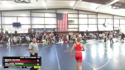 135 lbs Cons. Round 2 - Brock Holman, Delta vs WilliamA. Ramirez, Jordan Juniors