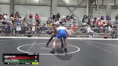 190 lbs Cons. Round 2 - Mencali En, Maize vs Giulio Tragila, Wichita Wrestling Club