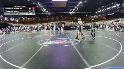 157 lbs Cons. Round 2 - Ronden Ricks, Flagler Palm Coast vs William McKenzie, North Bay Haven
