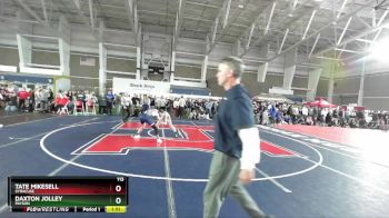 113 lbs Champ. Round 3 - Tate Mikesell, Syracuse vs Daxton Jolley, Payson