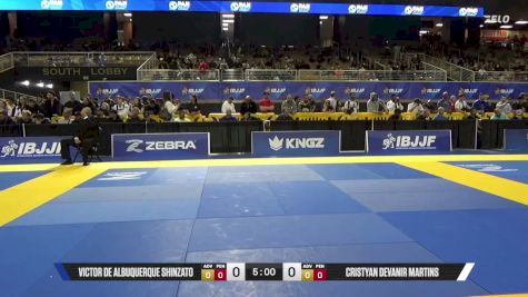 Cristyan Devanir Martins vs Victor De Albuquerque Shinzato 2026 Pan Jiu Jitsu IBJJF Championship