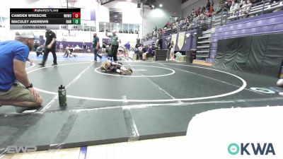 46-49 lbs Consolation - Camden Wresche, Warhorse Wrestling Club vs Maculey Andrews, Raw Wrestling Club