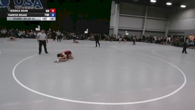 85 lbs Champ. Rd Of 16 - Yaretzi Rojas, Team Tulsa Wrestling Club vs Jessica Dean, Betterman Elite Wrestling