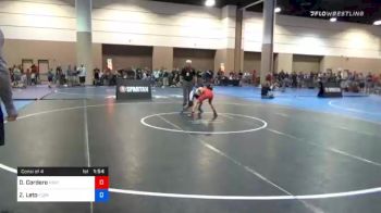 74 kg Consolation - Dominic Cordero, Higher Calling Wrestling Club vs Zachary Leto, Florida