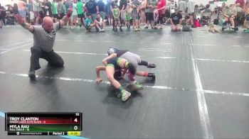 52 lbs Round 7 (10 Team) - Troy Clanton, Finger Lakes Elite Black vs Myla Rau, Full Circle