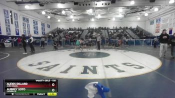 105 lbs Quarterfinal - Alexis Dillard, Aliso Niguel vs Aubrey Soto, Camarillo