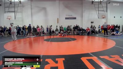 125 lbs Round 3 - Brandon Cannon, Unattached vs Zachary Silvernail, Edgewood Wrestling Club