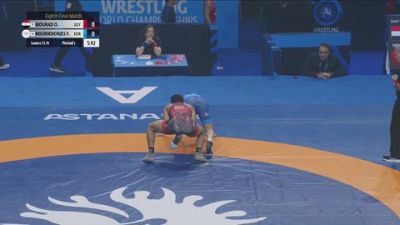 74 kg 1/8 Final - Omar Mohamed Amin Mahmoud Mourad, Egypt vs Farhad Jafar Nourikhorjestan, UWW Refugee Team