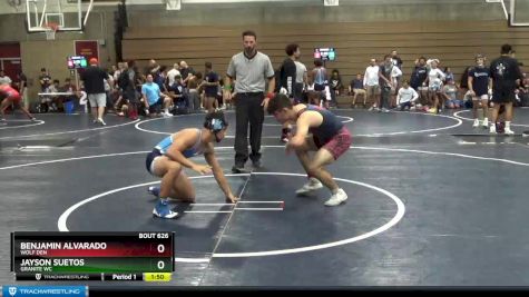 138 lbs Semifinal - Jayson Suetos, GRANITE WC vs Benjamin Alvarado, Wolf Den