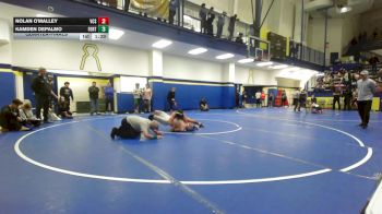 157 lbs Quarterfinal - Nolan O'Malley, Victory Christian School vs Kamden DePalmo, Fort Smith Southside