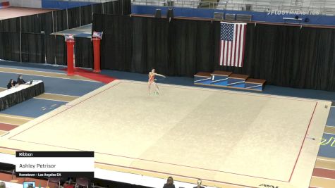 Ashley Petrisor - Ribbon - 2021 Rhythmic Elite Qualifier
