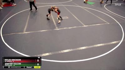 68 lbs Round 1 (4 Team) - Myles Erickson, St. Francis vs Sawyer Vulcan, Centennial