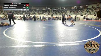 100 lbs Consi Of 8 #2 - Gabriel Shuemake, Viking Wrestling Club vs Jacob Gonzales, Team Worx Wrestling Club