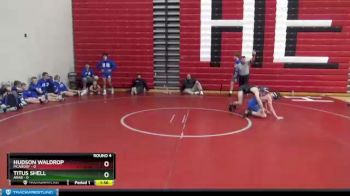 126 lbs Round 4 (10 Team) - Titus Shell, Arab vs Hudson Waldrop, Mcadory