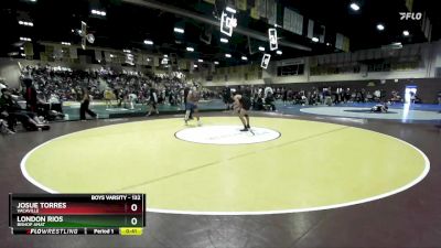 132 lbs Cons. Round 3 - London Rios, Bishop Amat vs Josue Torres, Vacaville