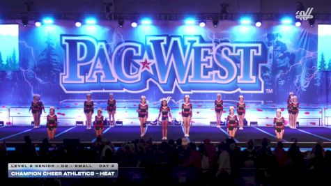 Champion Cheer Athletics - Heat [2026 L2 Senior - D2 - Small Day 2] 2026 PacWest Grand Nationals