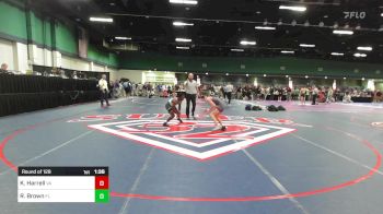 106 lbs Round Of 128 - Kameron Harrell, VA vs Roderick Brown, FL