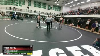 190 lbs Champ. Round 2 - Kayden Sixberry, Wind River vs Mason Dehmel, Worland