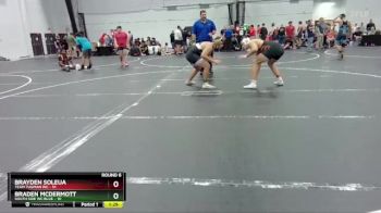 190 lbs Round 6 (8 Team) - Braden McDermott, South Side WC Blue vs Brayden Soleua, Team Tugman WC