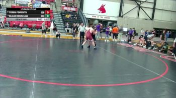 285 lbs Semifinal - Elijah Hinshaw, Indianapolis vs Torin Forsyth, Central Missouri