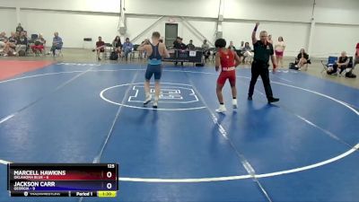 125 lbs Placement Matches (8 Team) - Marcell Hawkins, Oklahoma Blue vs Jackson Carr, Georgia