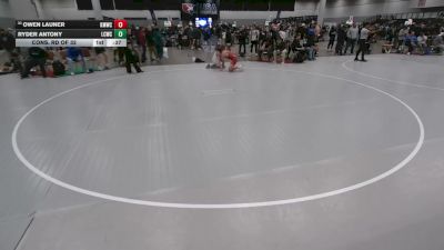 126 lbs Cons. Rd Of 32 - Ryder Antony, Lake Crystal Wrestling Club vs Owen Launer, Kearney MatCats Wrestling Club