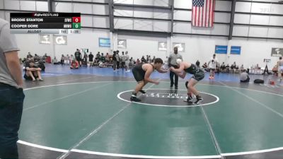 215 lbs Allday - Brodie Stanton, SLY FOX WRESTLING CLUB vs Cooper Dore, MAT RATS WRESTLING CLUB