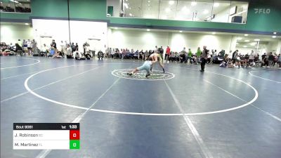 190 lbs Round Of 64 - John Robinson, SC vs Mateo Martinez, FL