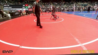 64 lbs Consi Of 8 #2 - Ren Tse, Greater Heights Wrestling vs Darek Diaz, Cory Clark Wrestling